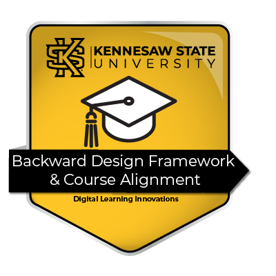 Backward Design Framework & Course Alignment presented by DLI - Level 2 Badge